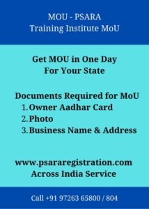 MOU for PSARA License Across India