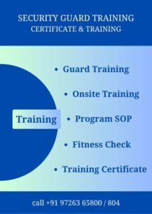 Security Guard Training Service - Certificate