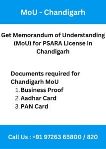 Security Training Institute MoU for Chandigarh